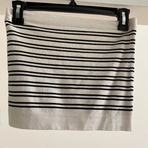 Strapless Stripe Top